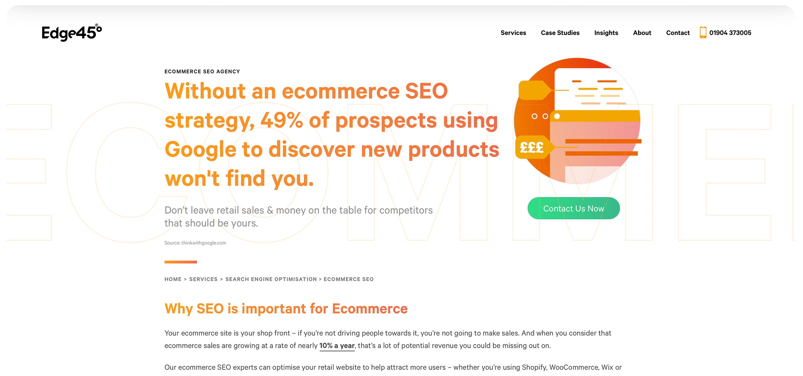 Edge45 – York-based performance SEO agency