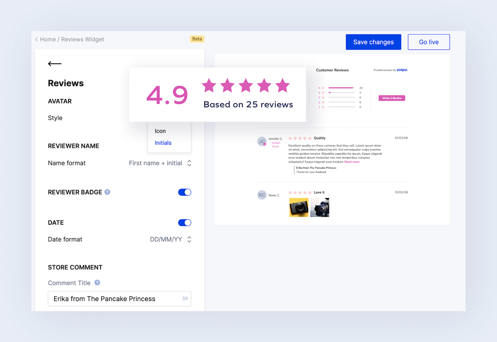 Social Proofing and Reviews Graphic Yotpo